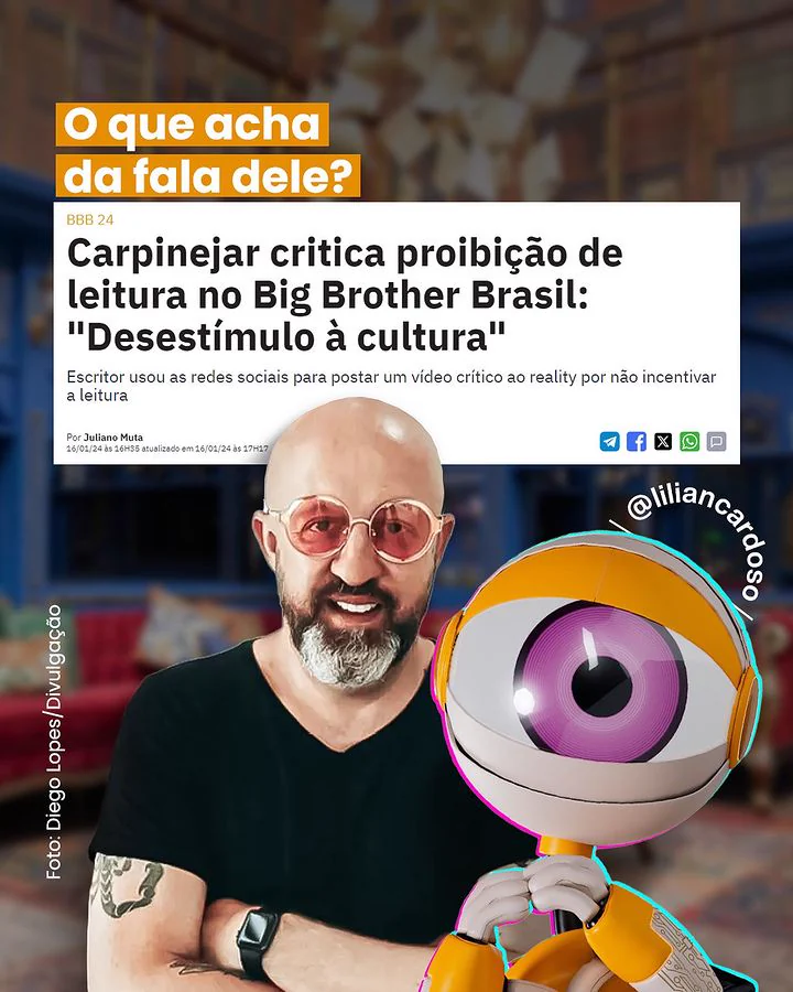 Post social de Lilian Cardoso