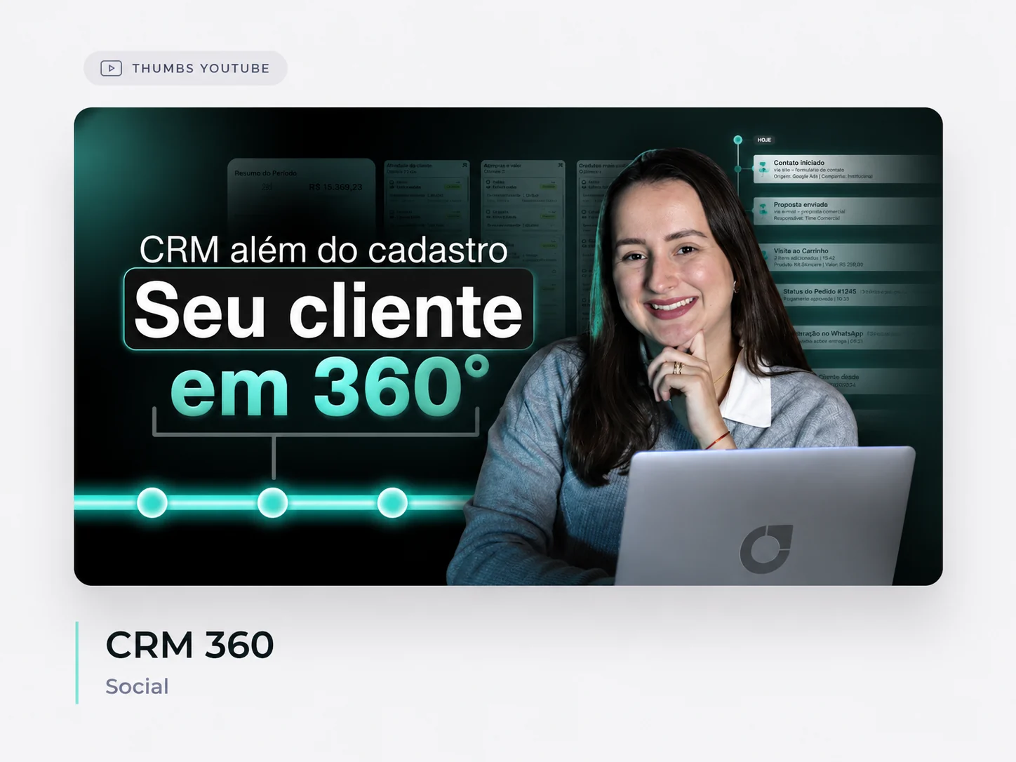 Thumbnail YouTube de CRM 360