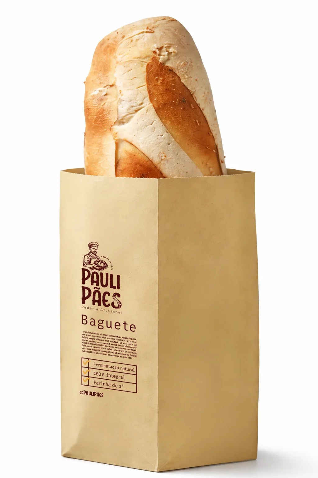 Aplicação da identidade Pauli Pães