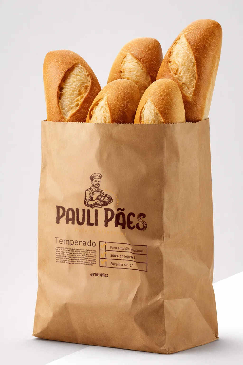 Aplicação da identidade Pauli Pães