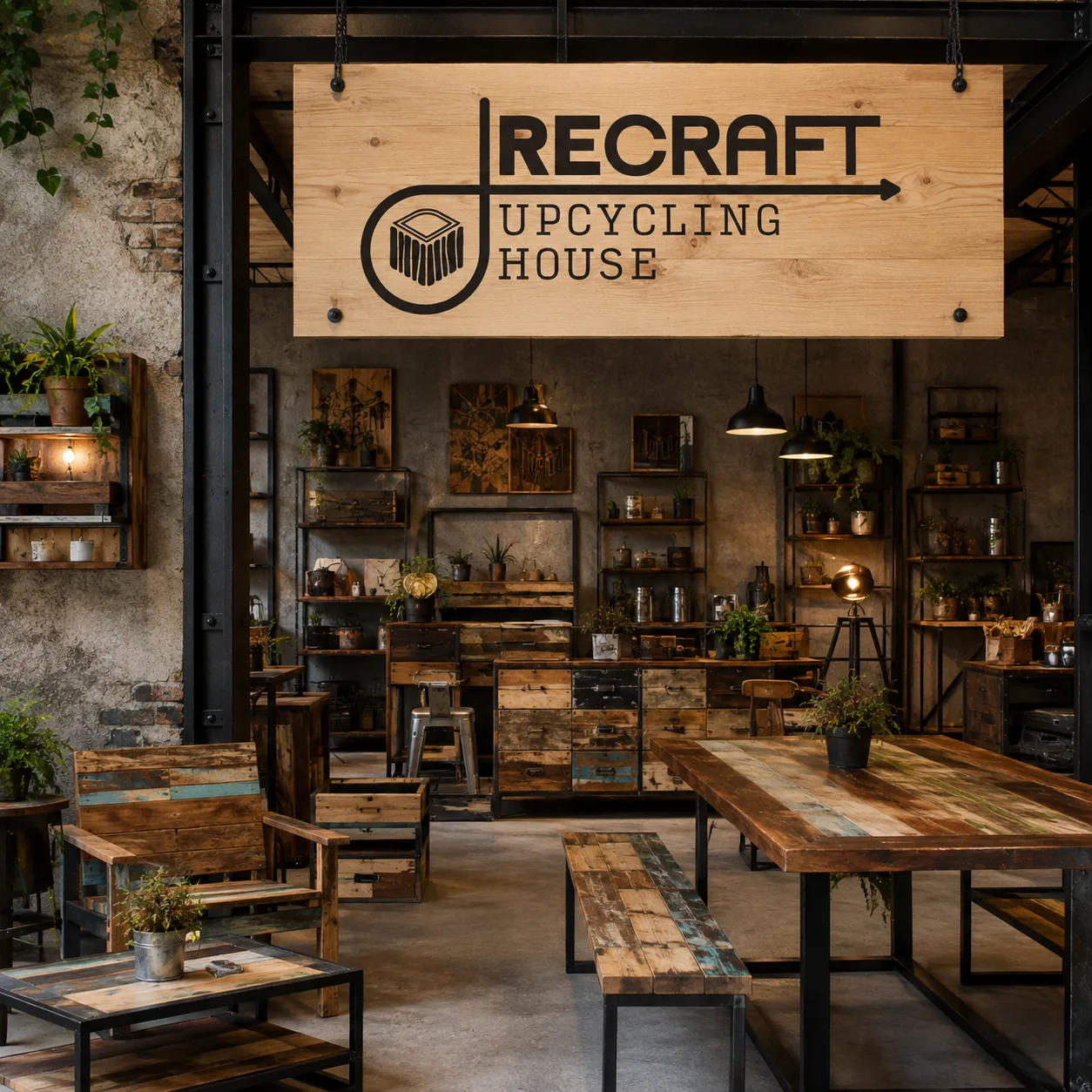 Aplicação da identidade Recraft